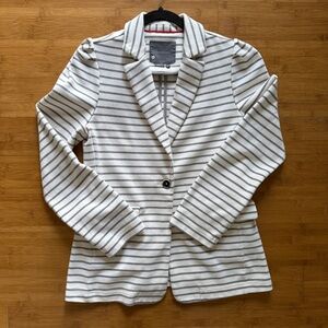 Anthropologie Women’s Francoise‎ knit striped blazer Jacket Size M